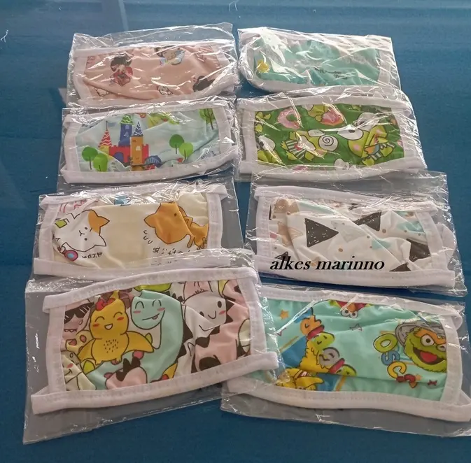 Gambar Masker Kain Tali - Masker Kain Dewasa - Masker Anak - Anak dari Alkes Marinno Kota Semarang 4 Tokopedia