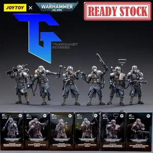 JOYTOY 1/18 Warhammer 40K Death Korps Of Krieg Veteran Squad - Sergeant JT2641 - Guardsman JT2665 - Communications Specialist JT2689 - Demolitions Specialist JT2658 - Flamer JT2672 - Medic JT2696 Action Figure