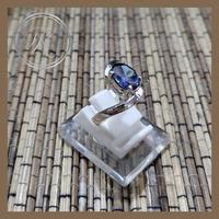 Gambar CUSTOM CINCIN PERAK WANITA SIMPEL BATU NATURAL BLUE SAFIR dari toko perak kotagede silver Kota Yogyakarta 3 Tokopedia