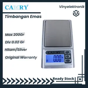 Timbangan emas digital camry akurasi 200gr-0,02gr EHA401