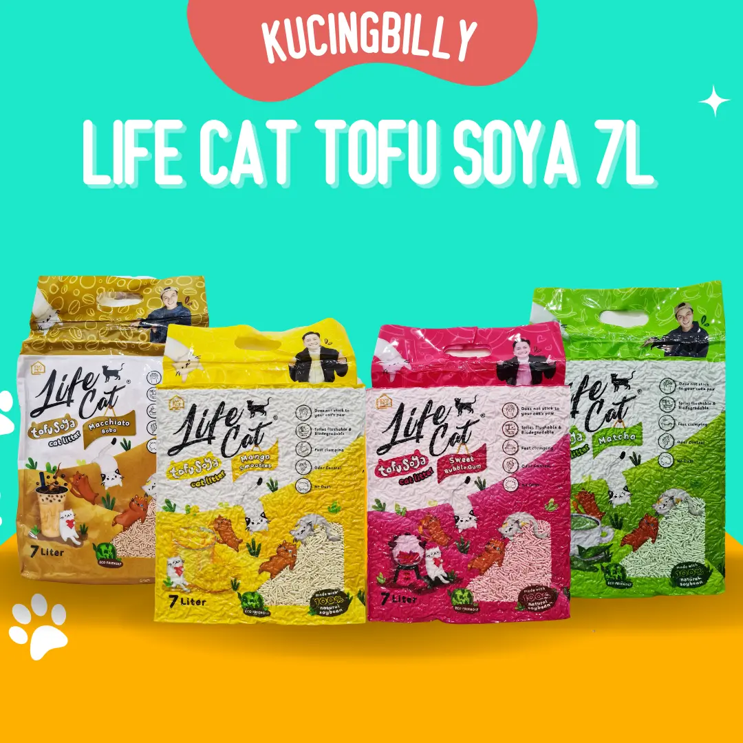 Life cat tofu soya 7L pasir kucing