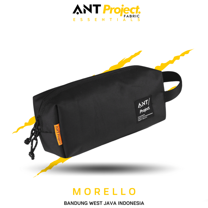Gambar ANT PROJECT - Pouch Bag MORELLO - Clucth Unisex - Hitam dari ANT Project Kota Bandung Tokopedia