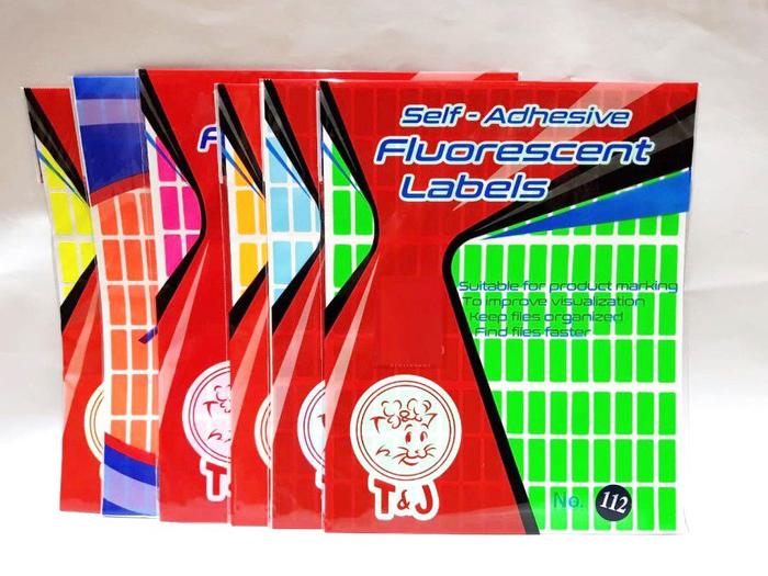 Gambar KOTAK Warna 20x8mm no.112 Label Tom and Jerry FLUORESCENT ATK1426TJ - Biru dari Toko Online Jempol Kota Administrasi Jakarta Pusat Tokopedia