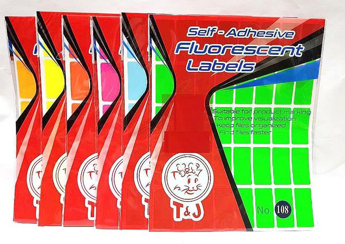 Gambar KOTAK Warna 38x13mm no.108 Label Tom and Jerry FLUORESCENT ATK1425TJ - Biru dari Toko Online Jempol Kota Administrasi Jakarta Pusat Tokopedia