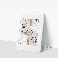 Gambar Dekorasi Lukisan Tropical Pigura Abstrak Modern Ruangan Kamar - Putih dari LANCARI Kota Administrasi Jakarta Pusat 4 Tokopedia