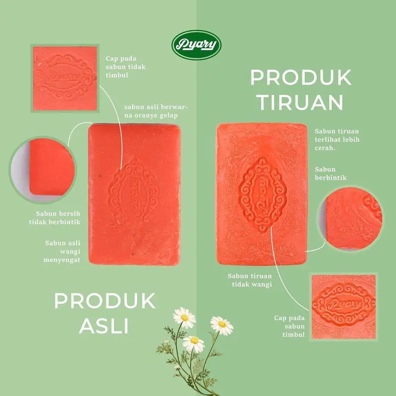 Sabun Arab Pyary Tumeric Original 100% Made In Saudi penghilang 3