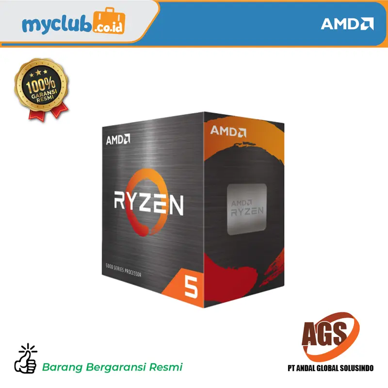 AMD CPU Processor RYZEN 5 5600 Wraight Stealth Cooler 0