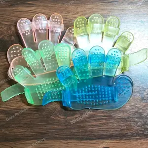 Sisir Mandi Grooming Anjing Kucing Model Telapak Tangan