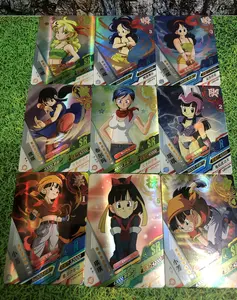 kartu dragon ball fan card R SR lunchi chichi pan bulma