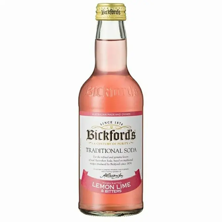 Bickford's Bickfords Traditional Soda Lemon Lime & Bitters 275ml Impor