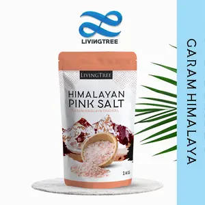 HIMALAYAN PINK SALT 1000 gr Low Sodium SEA SALT Garam Diet - Him