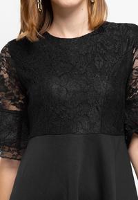 Gambar FAME - Dress Wanita Fit & Flare Black - 9511022 - S dari FAME Official Kota Surabaya 3 Tokopedia