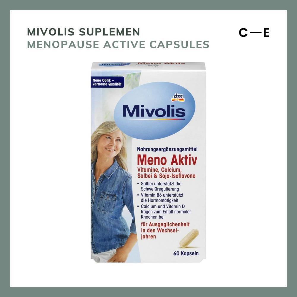 Mivolis Menopause Aktiv Kapseln Active Capsule Suplemen Wanita Germany