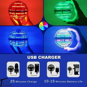 - Flynova Pro Flying Ball Mainan Bola Terbang Spinner LED Viral Tiktok