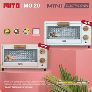 Mito Electric Oven MO 20 Oven Listrik Mini MO20 / MO20 Kapasitas 11 Lt