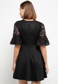 Gambar FAME - Dress Wanita Fit & Flare Black - 9511022 - S dari FAME Official Kota Surabaya 2 Tokopedia