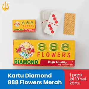 Kartu Domino Diamond 888 Merah