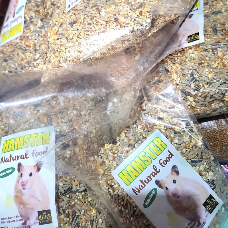 pakan hamster natural 3kg murah 0