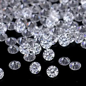 Berlian Tabur Moissanite Round 1ct Per Pack Colour White DE VVS1 (2)