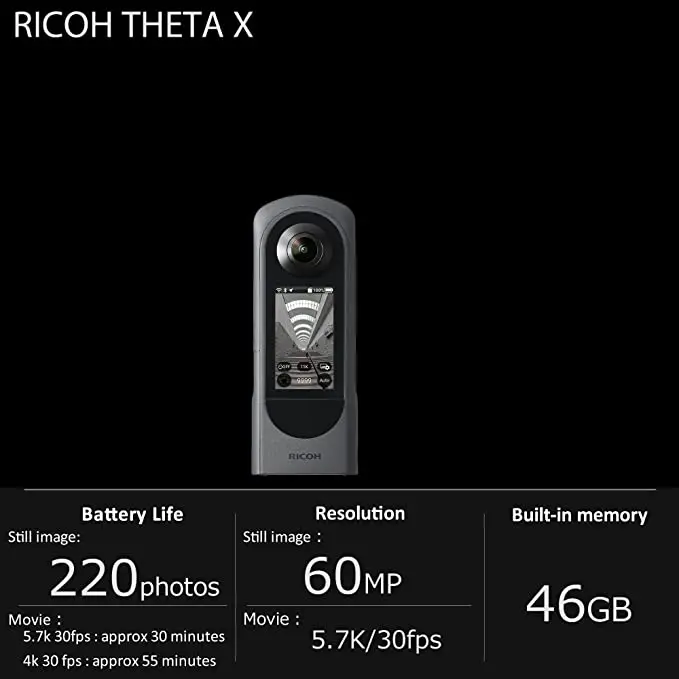 Ricoh Theta X (360 Camera) 2