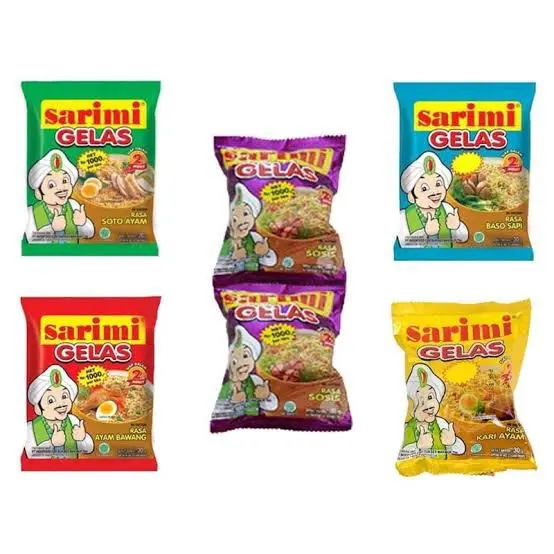 MIE GELAS SARIMI MI GELAS AYAM BAWANG BASO SAPI SOTO AYAM KARI AYAM 2