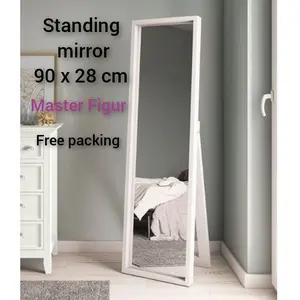 Cermin Standing, 92 x 28 cm Kaca Cermin Berdiri Mirror.