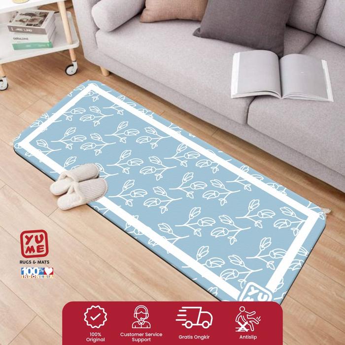 Gambar Karpet Alas Kaki Dapur 50x120 Yume Digital Print Snow Flower dari Amore Collections_NEW Kota Surabaya Tokopedia