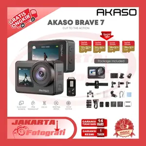 AKASO Brave 7 4K 30FPS 20MP WiFi Action Camera EIS Touch Screen
