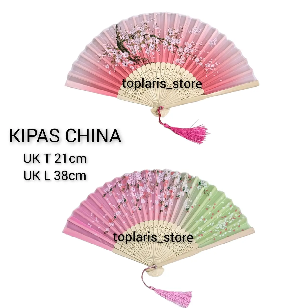 Kipas Lipat China Jepang Motif 022