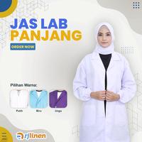 Gambar Jas Laboratorium/Jas Lab Praktek/Jas Lab Lengan Panjang (Unisex) - Ungu, S dari Rumahjahitid Kota Tangerang Selatan 5 Tokopedia