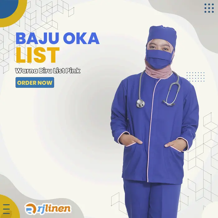 Gambar Setelan Seragam OKA List/Baju OKA List/Setelan OKA List/OKA Model List dari Rumahjahitid Kota Tangerang Selatan 4 Tokopedia
