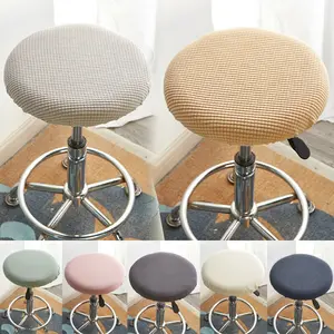 SARUNG KURSI BAR BULAT POLOS ROUND CHAIR COVER STRETCH BAR STOOL COVER