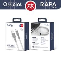 Gambar RAPAtech DC2022 - LINE MAX I - USB-A to Lightning Cable 2.4A 120 cm - Biru dari RAPAtech Jakarta Kota Administrasi Jakarta Barat 4 Tokopedia