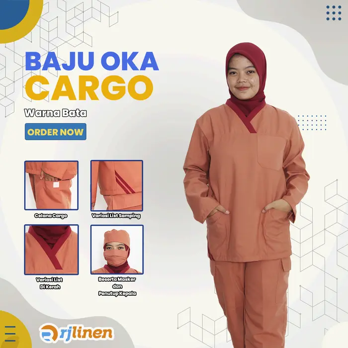 Gambar Setelan OK Celana Cargo/Baju OKA Celana Cargo/Setelan OKA Model Cargo dari Rumahjahitid Kota Tangerang Selatan 5 Tokopedia