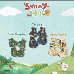 3pasang sarung tangan dan kaki motif by Libby