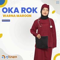 Gambar Setelan Seragam OKA ROK/Baju OKA ROK/Baju Operasi ROK/Baju Perawat ROK dari Rumahjahitid Kota Tangerang Selatan 3 Tokopedia