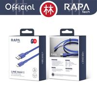 Gambar RAPAtech DC2021 - LINE MAX I - USB-A to USB-C Cable Type-C 3A QC3.0 - Biru dari RAPAtech Jakarta Kota Administrasi Jakarta Barat 2 Tokopedia