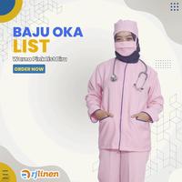 Gambar Setelan Seragam OKA List/Baju OKA List/Setelan OKA List/OKA Model List dari Rumahjahitid Kota Tangerang Selatan 1 Tokopedia