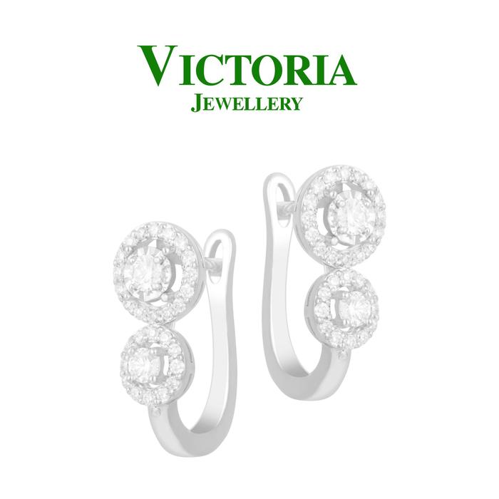 Gambar Anting Berlian VER881418 Victoria Jewellery dari Victoria Jewellery Online Kota Administrasi Jakarta Selatan Tokopedia