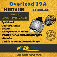 Gambar Overload Thermal Protector Circuit Breaker Kuoyuh 19A 88 Seri dari Overload Wikimesin Kab. Tangerang 2 Tokopedia
