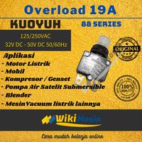 Gambar Overload Thermal Protector Circuit Breaker Kuoyuh 19A 88 Seri dari Overload Wikimesin Kab. Tangerang 3 Tokopedia