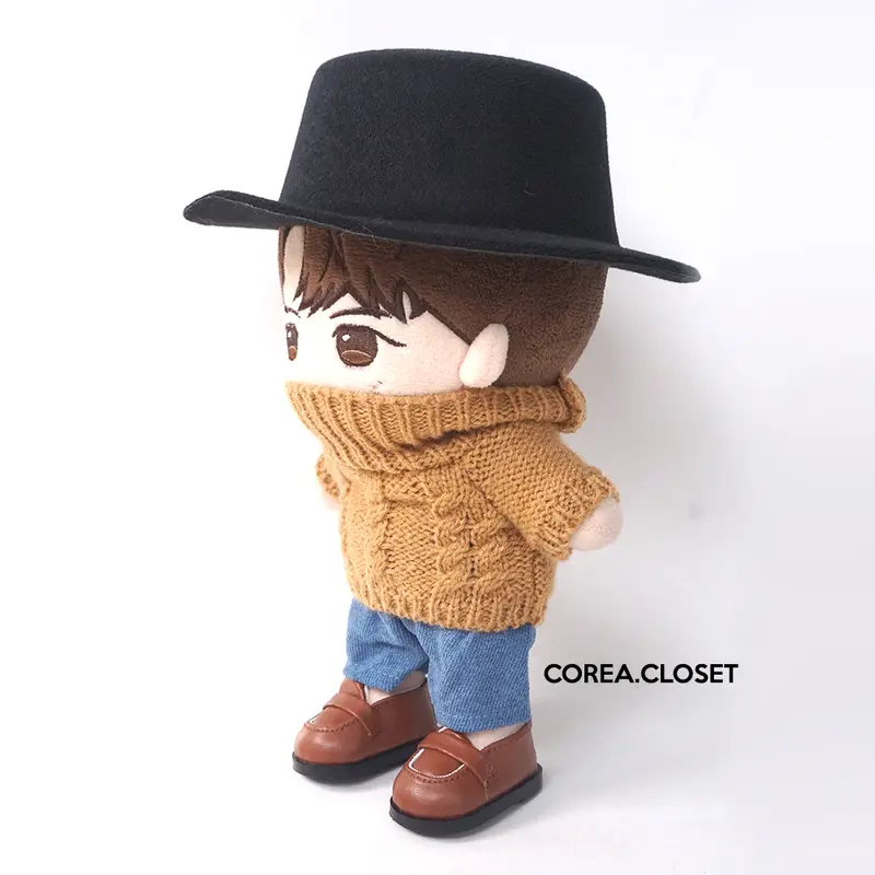 20cm Kpop Doll Hat - Homburg Cowboy Fedora Hat 2