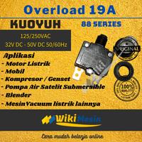 Gambar Overload Thermal Protector Circuit Breaker Kuoyuh 19A 88 Seri dari Overload Wikimesin Kab. Tangerang 1 Tokopedia