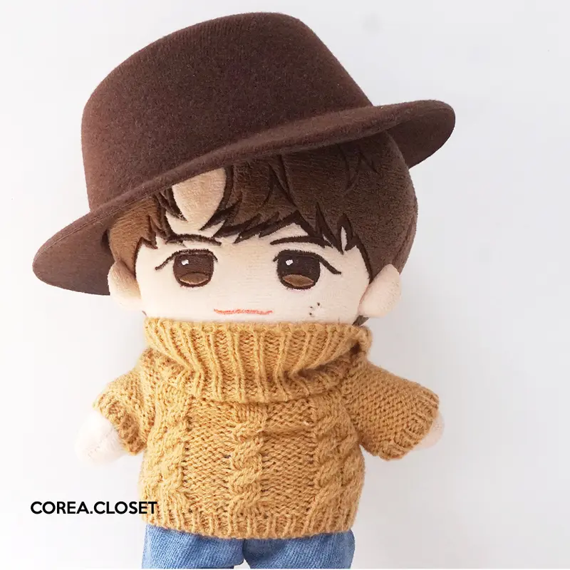 20cm Kpop Doll Hat - Homburg Cowboy Fedora Hat 0