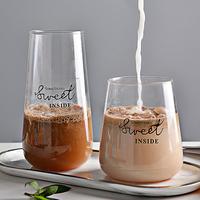 Gambar Gelas Cangkir Kopi Glass Coffee Mug Kaca Bening Unik Sweet Inside dari Zsk2020 Kota Administrasi Jakarta Pusat 1 Tokopedia