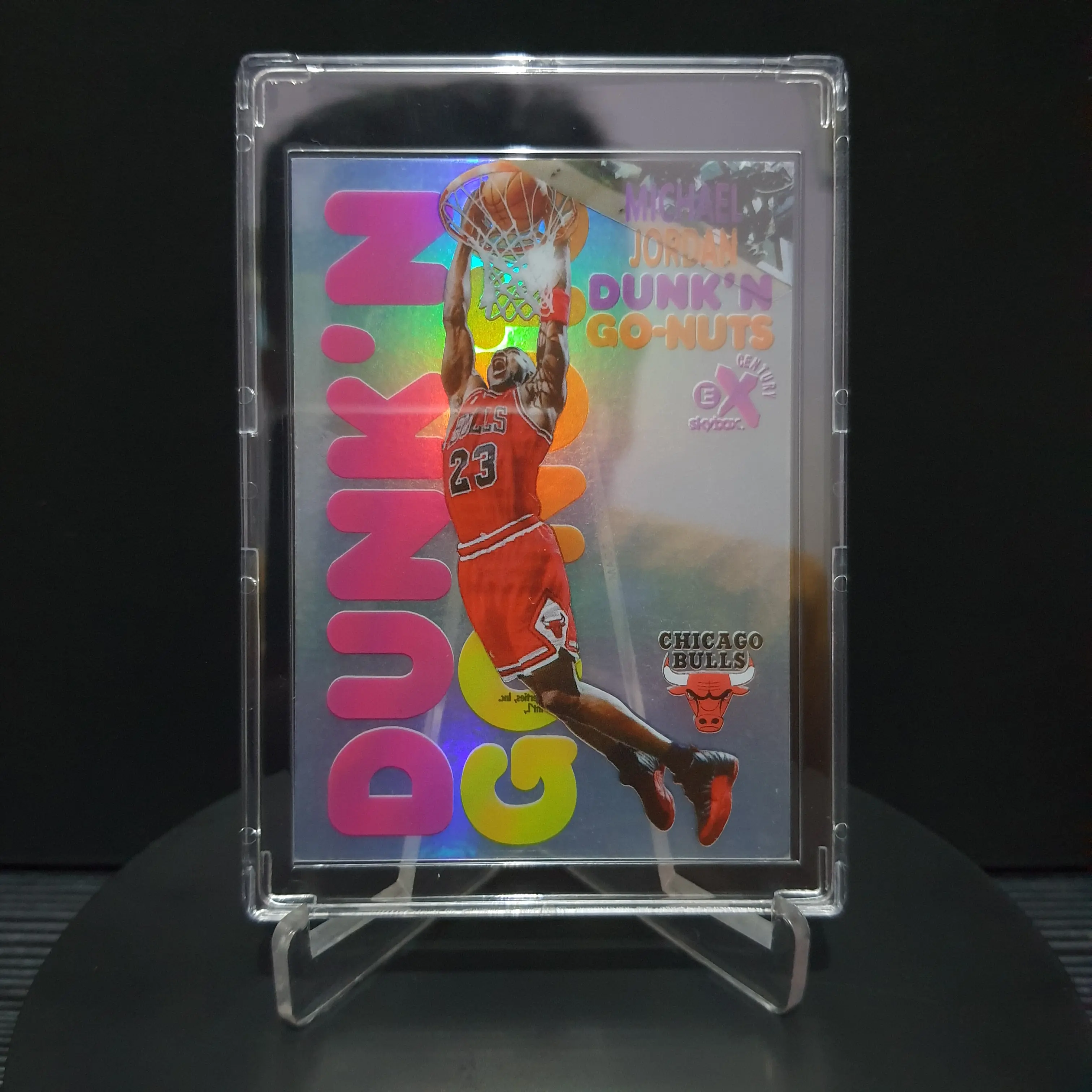 1998 Custom Card Skybox E-X Century Dunkin Go-Nuts #23 Michael Jordan