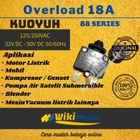 Gambar Overload Thermal Protector Circuit Breaker Kuoyuh 18A 88 Seri dari Overload Wikimesin Kab. Tangerang 2 Tokopedia