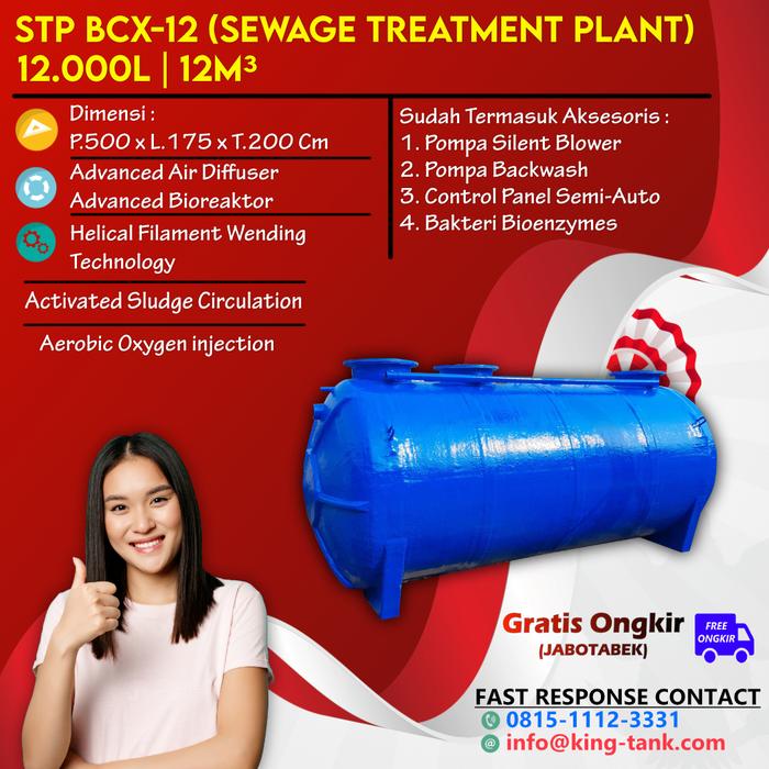 Jual STP BIOTECH BIOFILTER STP 12.000 Liter / 12m3 - Kab. Tangerang ...