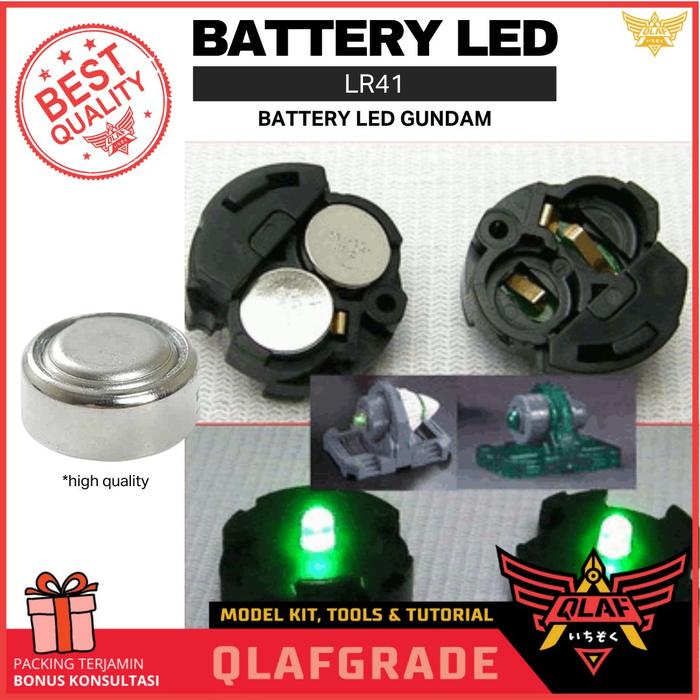 Gambar Baterai LED GUNDAM LR41 lightning unit MG HG PG batere battery LR 41 dari Wahkhilaf Kota Surabaya Tokopedia