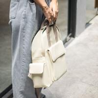 Gambar DOME White ransel backpack from The Daily Smith dari The Daily Smith Store Kota Surakarta 4 Tokopedia